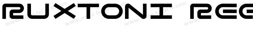 Ruxtoni Regular字体转换